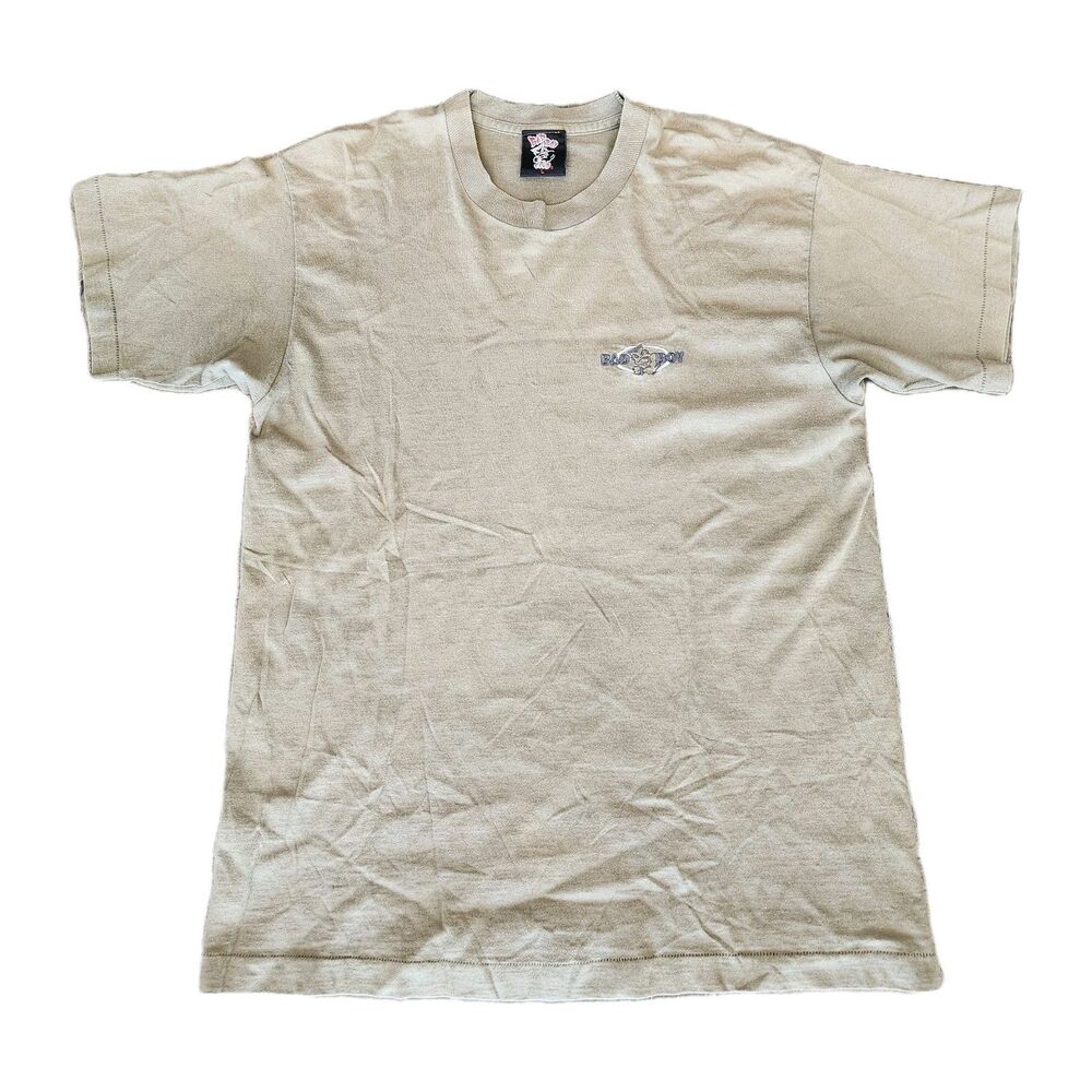 Vtg 90s‎ Bad Boy Club Shirt Mens L Y2k Embroidered Streetwear Retro Edgy Skater